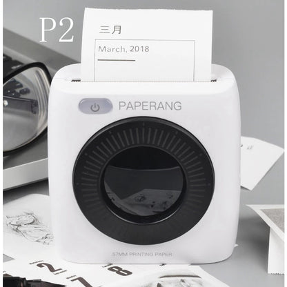 Teal Simba PAPERANG P2 P1 portable Bluetooth printer with compact design and black finish, ideal for on-the-go printing.