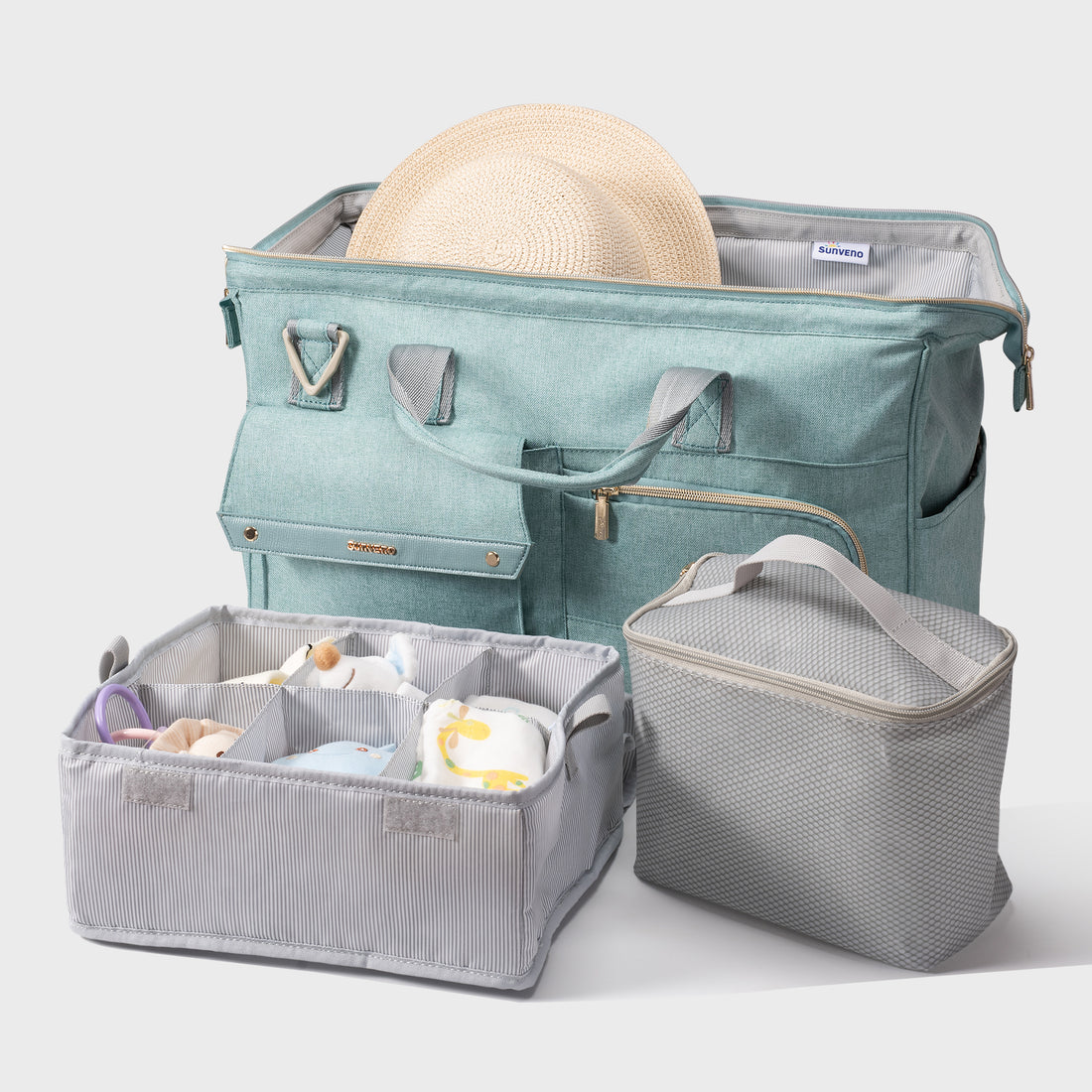 Maroon Chronos 3-in-1 weekender travel luggage with multiple compartments and sturdy handles for convenient travel.