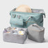 Maroon Chronos 3-in-1 weekender travel luggage with multiple compartments and sturdy handles for convenient travel.