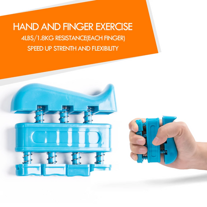 Lilac Milo adjustable hand grip set for gym fitness, featuring multiple grip sizes for strength training and hand exercise.