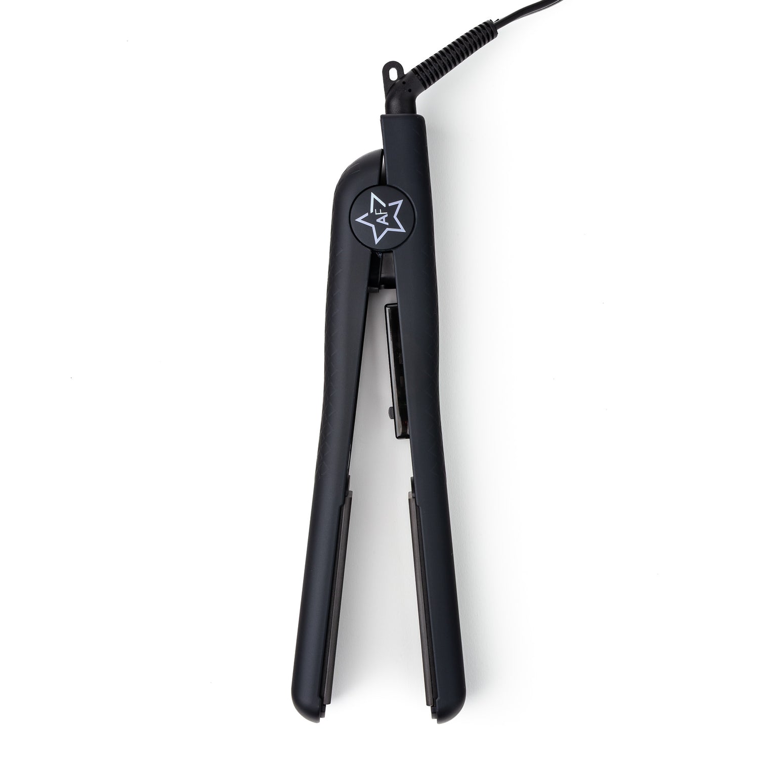 Sky Blue Thrace Almost Famous 1.25" Venice Babe flat iron with Luxe Gem infused plates, for smooth, shiny hair styling.
