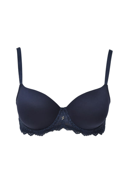 Turquoise Atalanta Feel Good Line bra with preshaped cups in C, D, and E sizes, featuring comfortable lingerie design.