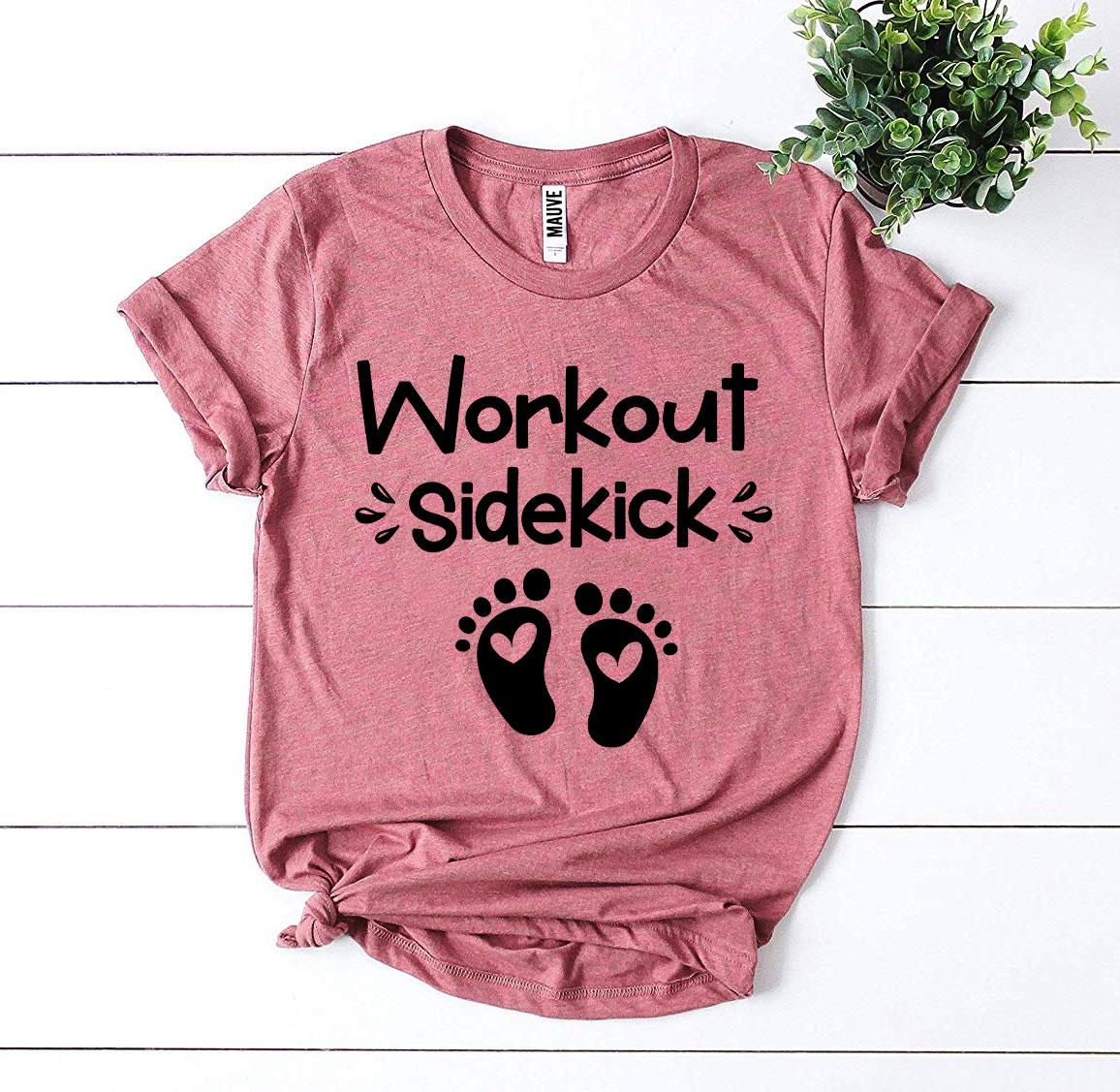 Agate Workout Sidekick T-shirt, casual athletic T-shirt with a comfortable fit and stylish design for active wear.