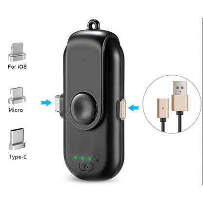 Mini Magnetic Power Bank by Teal Simba, portable mobile and laptop accessory with magnetic design and compact size.
