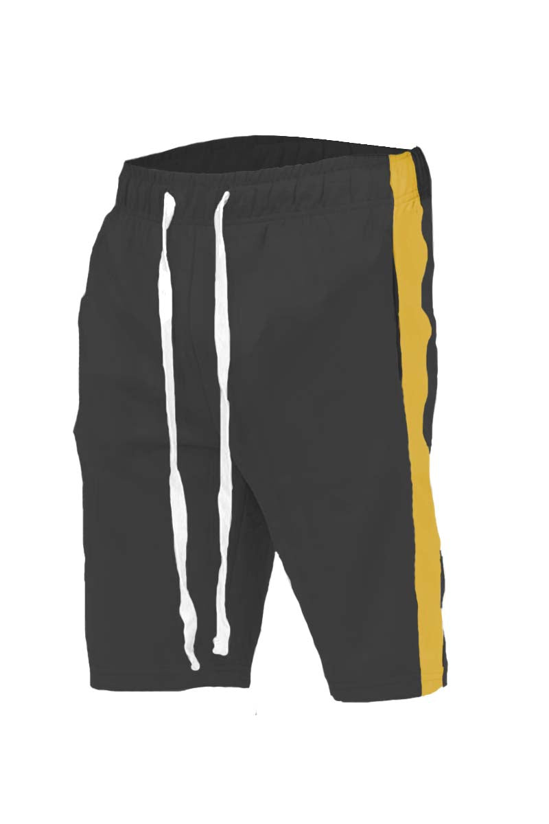 Lime Milo single stripe shorts featuring a stylish design, casual fit, and comfortable fabric, perfect for summer wear.