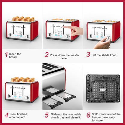 Stainless steel Teal Simba kitchen toaster with dual control panel, designed for toasting bread.