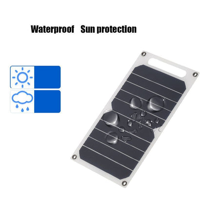 Teal Simba solar power pad with suction cups attached to a solar panel, designed for tech accessories and portable energy solutions.