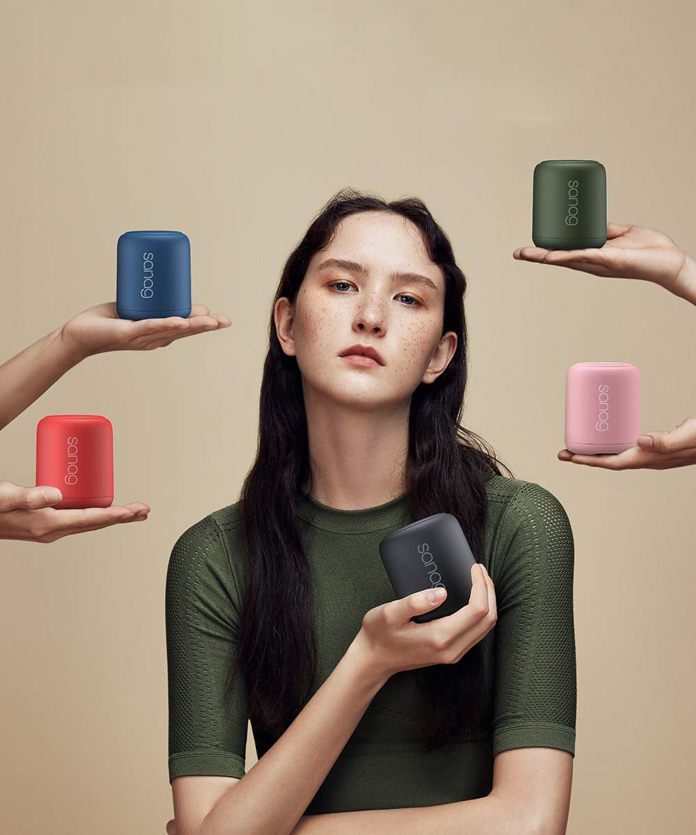 Teal Simba mini portable wireless Bluetooth stereo speakers for high-quality audio, compact design, and easy connectivity.