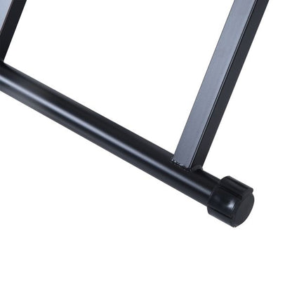 Soozier folding indoor magnetic bike trainer by Taupe Shadow, showing the compact exercise bicycle with magnetic resistance system.