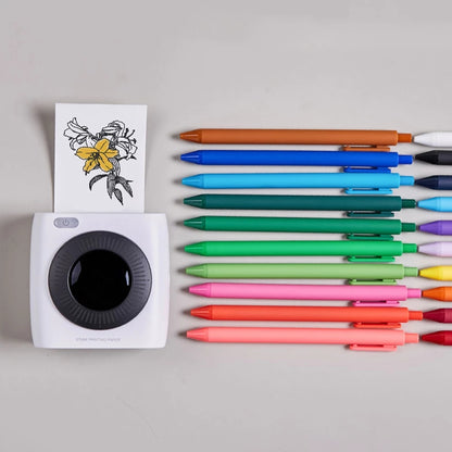 Teal Simba PAPERANG P2 P1 pocket portable Bluetooth printer with sleek design and paper roll visible, ideal for on-the-go printing.