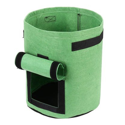 Durable Teal Simba portable garden plant bag for potatoes, made from sturdy material for easy planting and gardening.