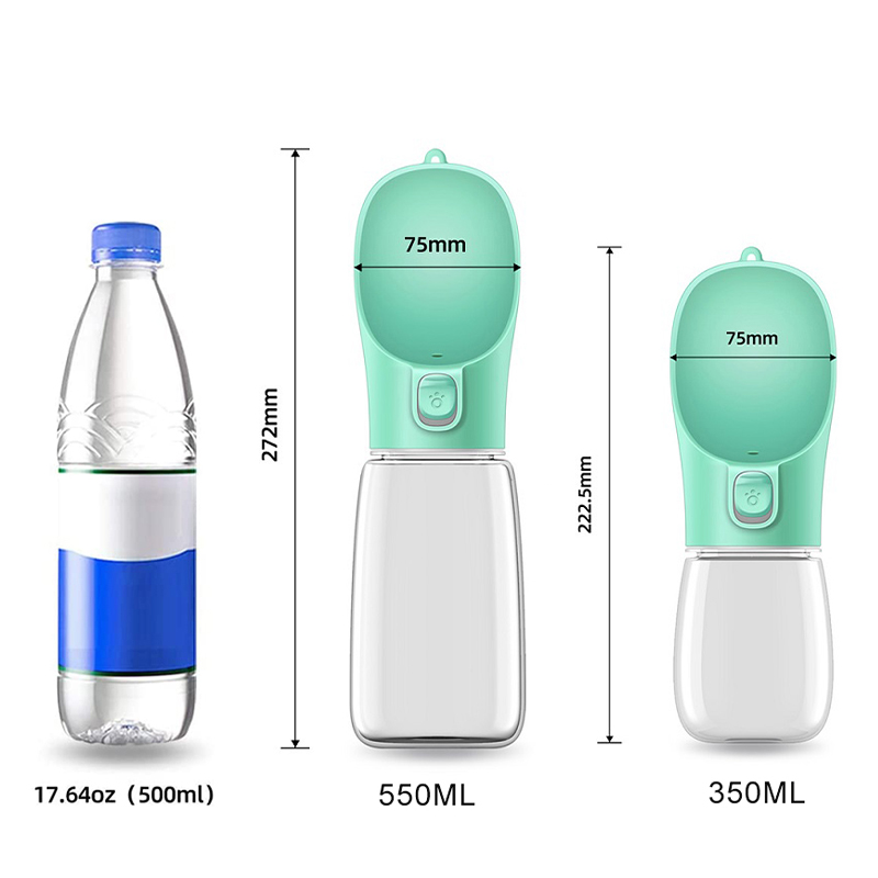 Lilac Milo outdoor pet dog and cat water dispenser and feeder with portable bowls for travel and outdoor use.