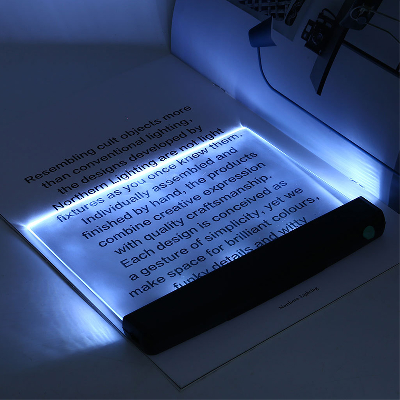 Lilac Milo portable LED tablet book light, a compact tech accessory for reading with adjustable brightness and easy clip-on design.