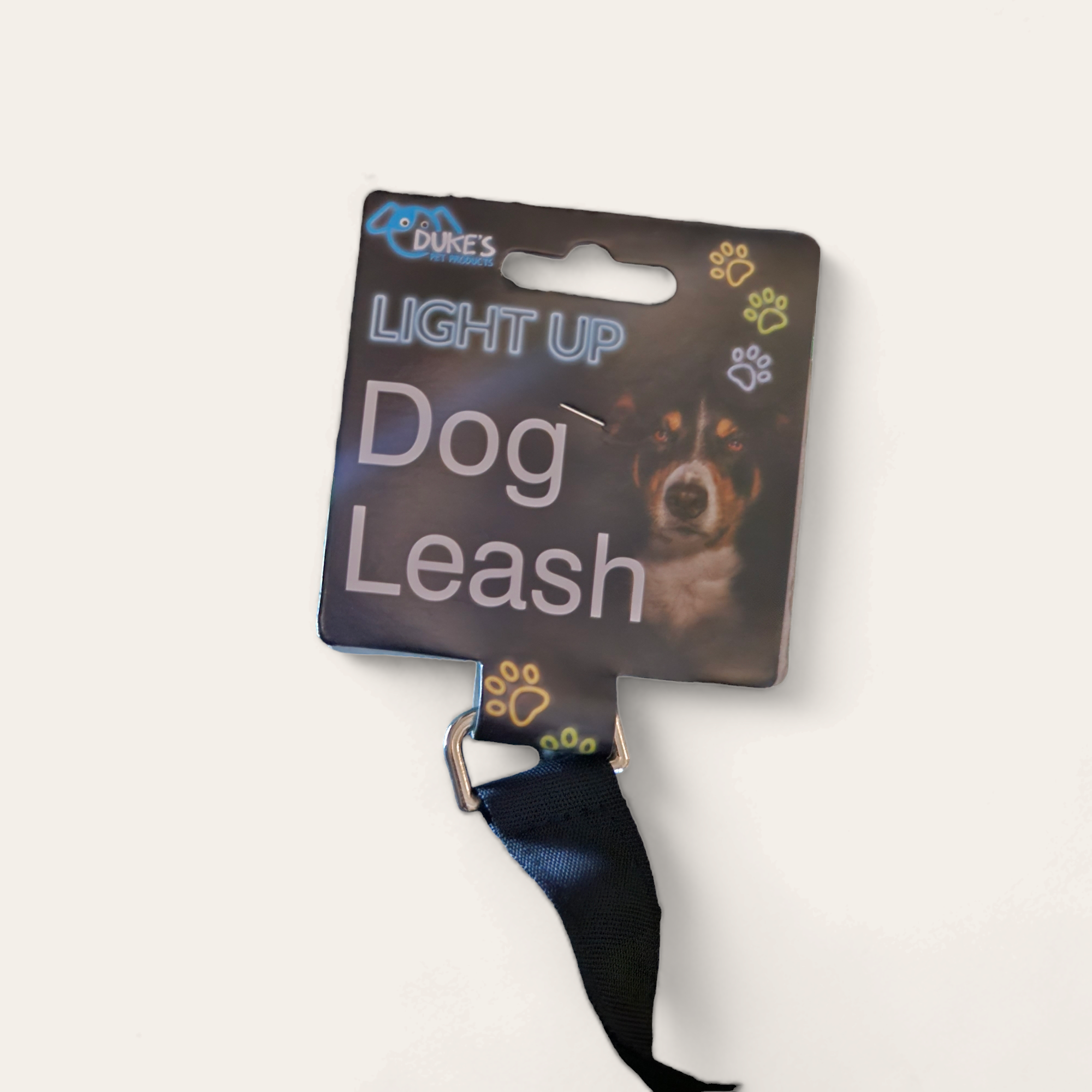 Sky Pandion light-up dog walking leash with illuminated handle and reflective features for safe nighttime walks.