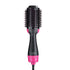 Teal Simba 2-in-1 multifunctional hair dryer and hot hair brush with a sleek handle and ceramic bristles for styling.