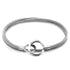 Silver and rope bracelet from Magenta Sooty, featuring a classic grey Montrose design with intricate detailing.