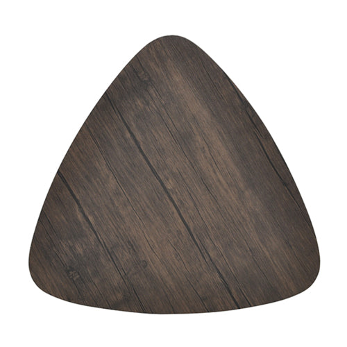 Set of three Teal Simba stacking triangle end tables, modern nesting side tables for living room decor.