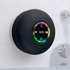 Mini waterproof RGB Bluetooth speaker by Lilac Milo with built-in sucker, perfect for portable audio on the go.