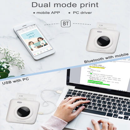 Teal Simba PAPERANG P2 P1 pocket portable Bluetooth printer with sleek design and compact size for on-the-go printing.