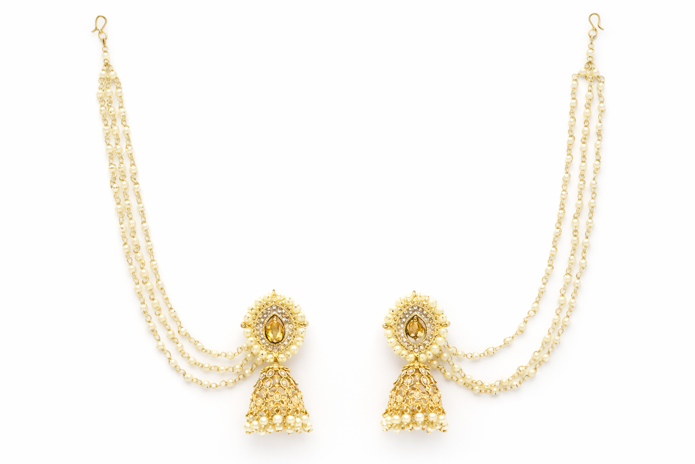 Elegant gray Chloe drop earrings for women featuring sleek, modern design with a stylish and sophisticated appearance.