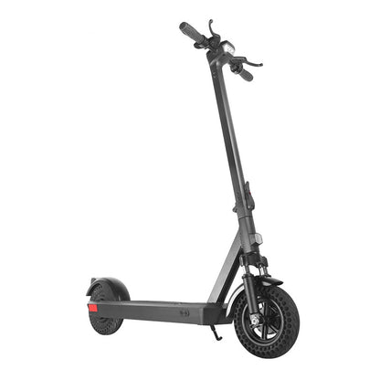 Teal Simba 10-inch electric scooter with foldable design and removable battery, suitable for sports and outdoor riding.