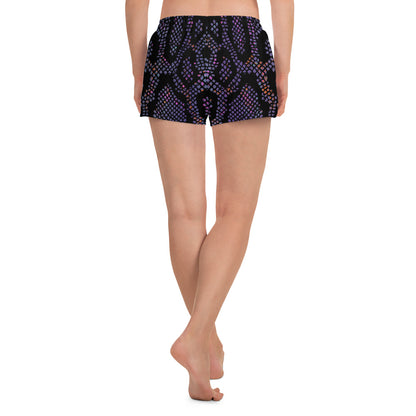 Women’s eco-friendly sport and swim shorts by Puce Arrowwood, featuring a comfortable fit and stylish design.