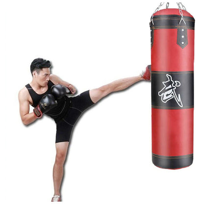 Yellow Pandora boxing trainer fitness punching bag set for boxing and fitness training, with adjustable straps and durable construction.