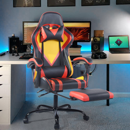 Teal Simba gaming office high back leather computer desk, ergonomic furniture with sturdy construction and sleek design.