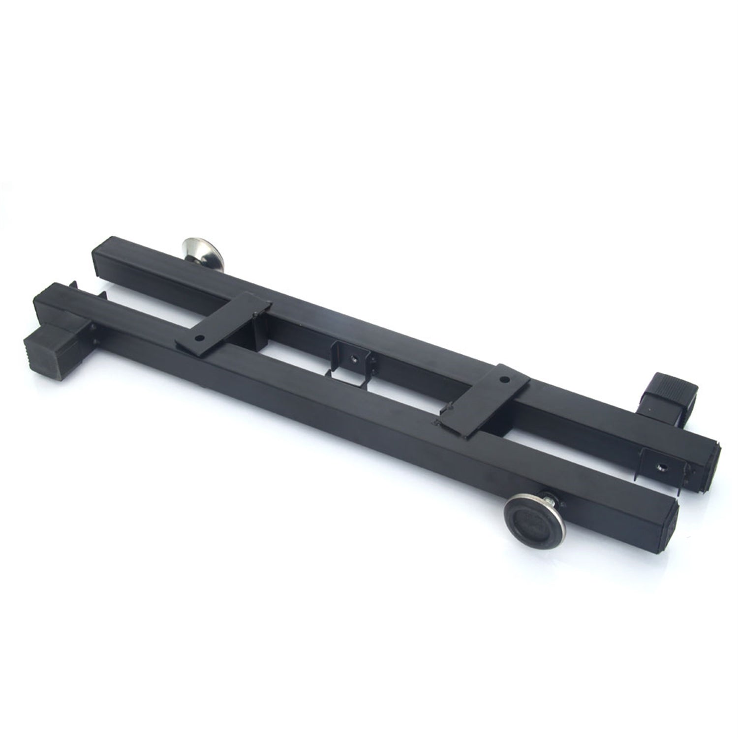 Lilac Milo triple folding guitar holder rack stand for home and garden, showing sturdy design and multiple guitar slots.