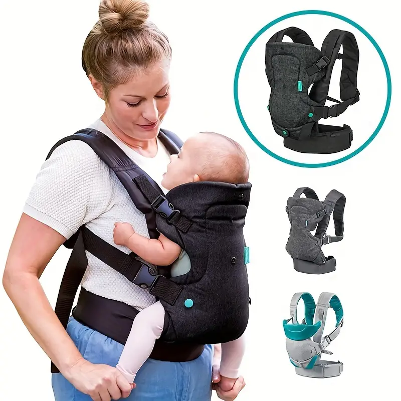 Lilac Milo portable ergonomic baby carrier with airy design and convertible hip seat, suitable for comfortable baby wearing.