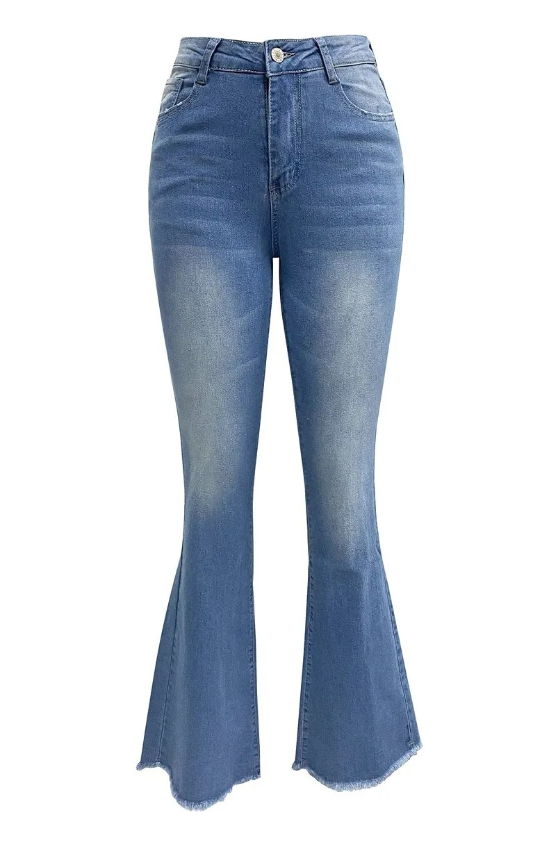 Carmine Juneberry UrbanFade™ slim-fit washed denim jeans with a stylish fit and faded wash, displayed on a hanger.