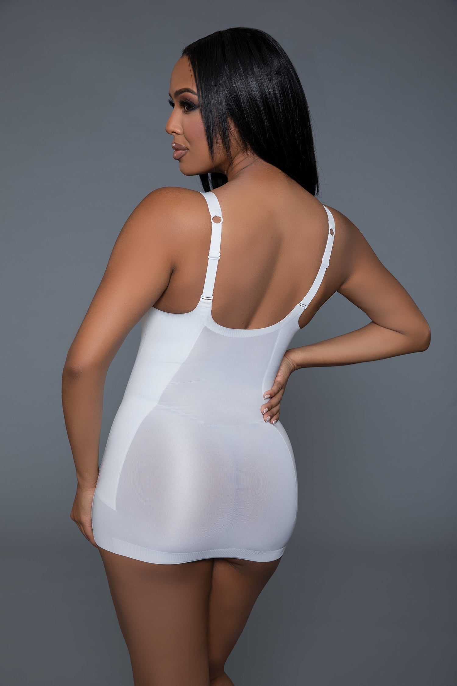 Magenta Caeneus Stay Sexy Shaper Top, stylish black blouse with fitted silhouette and smooth fabric, suitable for layered looks.