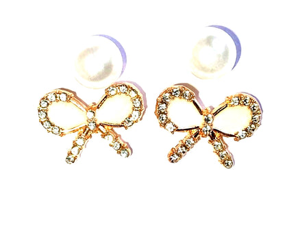 Fashionable earrings by Orchid Beech featuring stylish design, shown in a close-up image of a single pair.