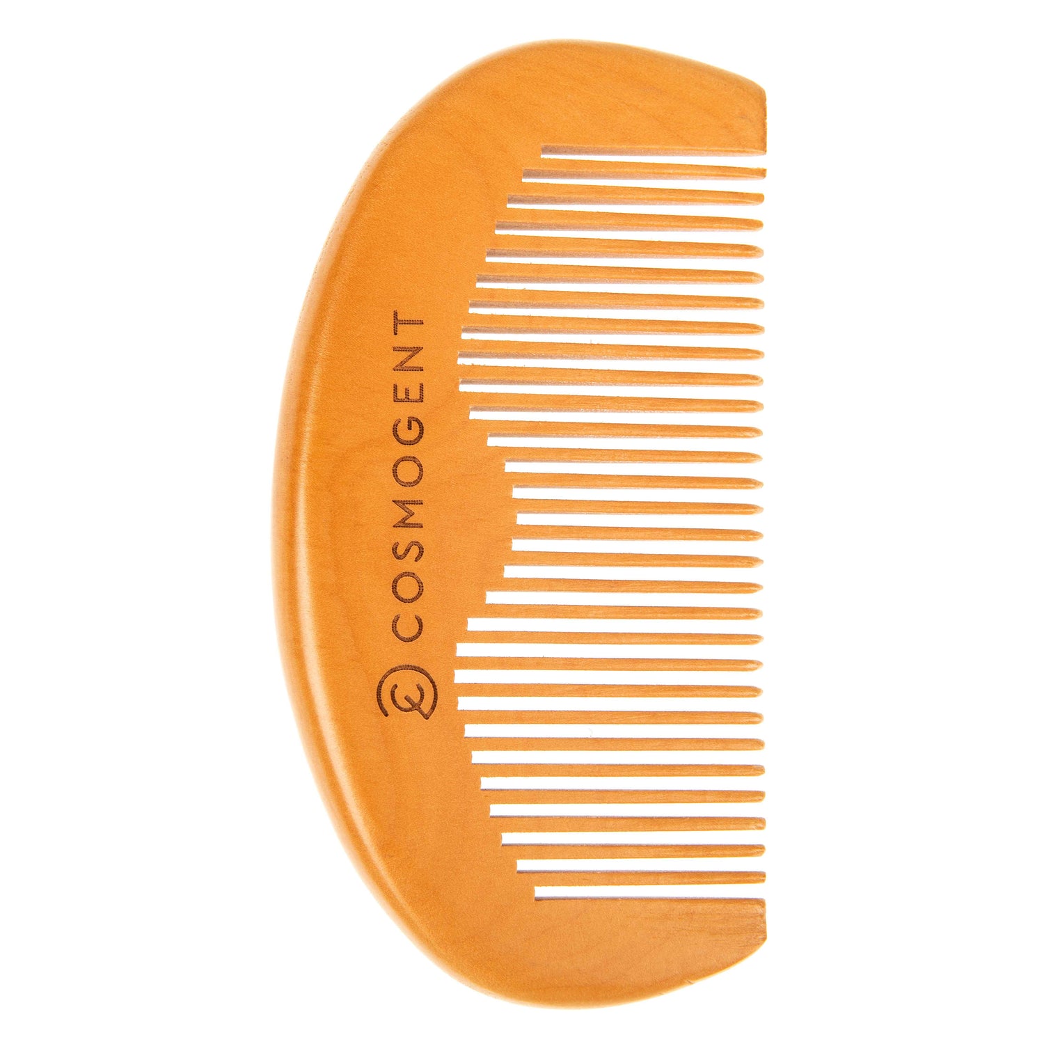 Taupe Perses Cosmogent beard and hair comb, sleek accessory with fine teeth for grooming facial hair and hair.
