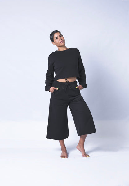 Beige Daisy Colette Pants matching set, stylish beige pants with a relaxed fit, displayed on a neutral background.