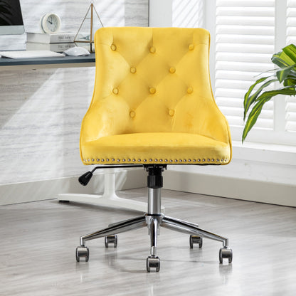 Teal Simba home office desk chair, leisure chair for bedroom or living room with cushioned seat and modern design.