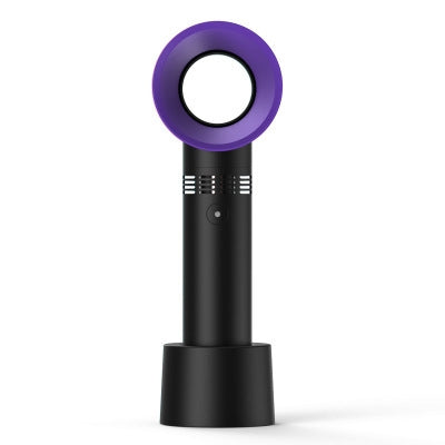 Copper Hecuba rechargeable USB bladeless fan, portable handheld mini cooling fan for travel and desk use.