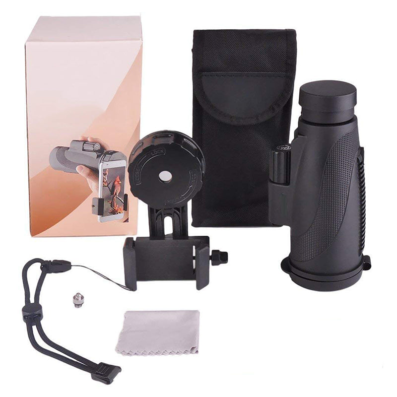 Teal Simba waterproof monocular telescope with night vision for outdoor sports and wildlife observation.