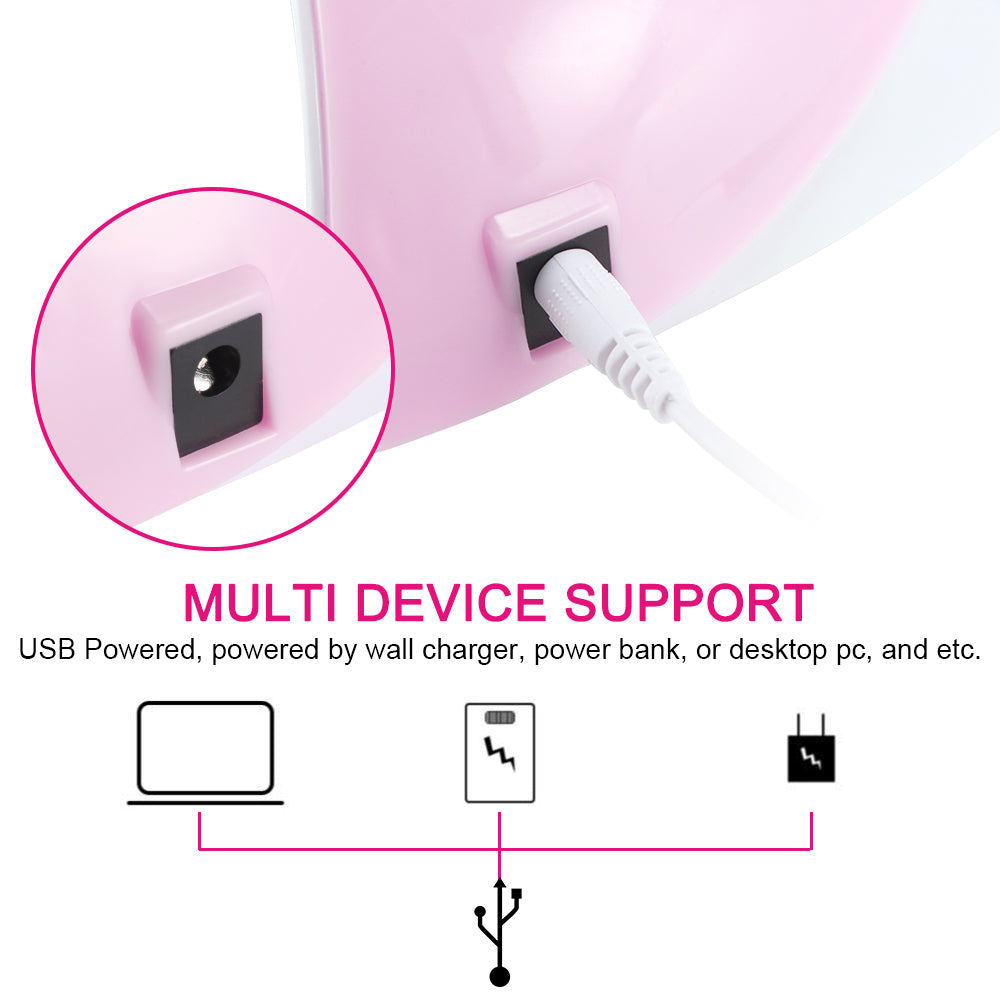 Teal Simba automatic sensing 36W LED nail polish dryer lamp with touchless operation and compact design for professional manicure use.
