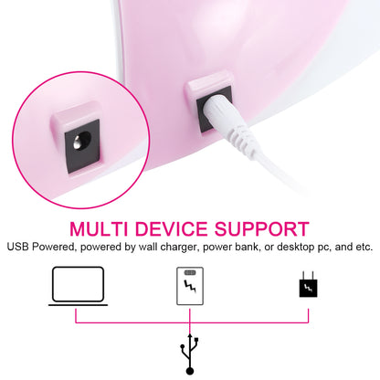 Teal Simba automatic sensing 36W LED nail polish dryer lamp with touchless operation and compact design for professional manicure use.