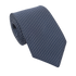 Navy blue Milano Silk Tie by Black Huckleberry, showcasing its smooth silk fabric and classic design for men&
