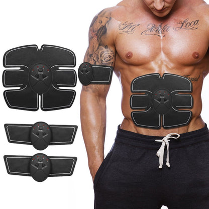 Fuchsia Molly electric abdominal muscle trainer equipment with control panel and adjustable straps for core workouts.