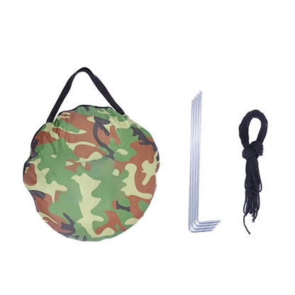 Lilac Milo portable shower tent for outdoor privacy, featuring a compact changing room design ideal for sports and outdoor use.