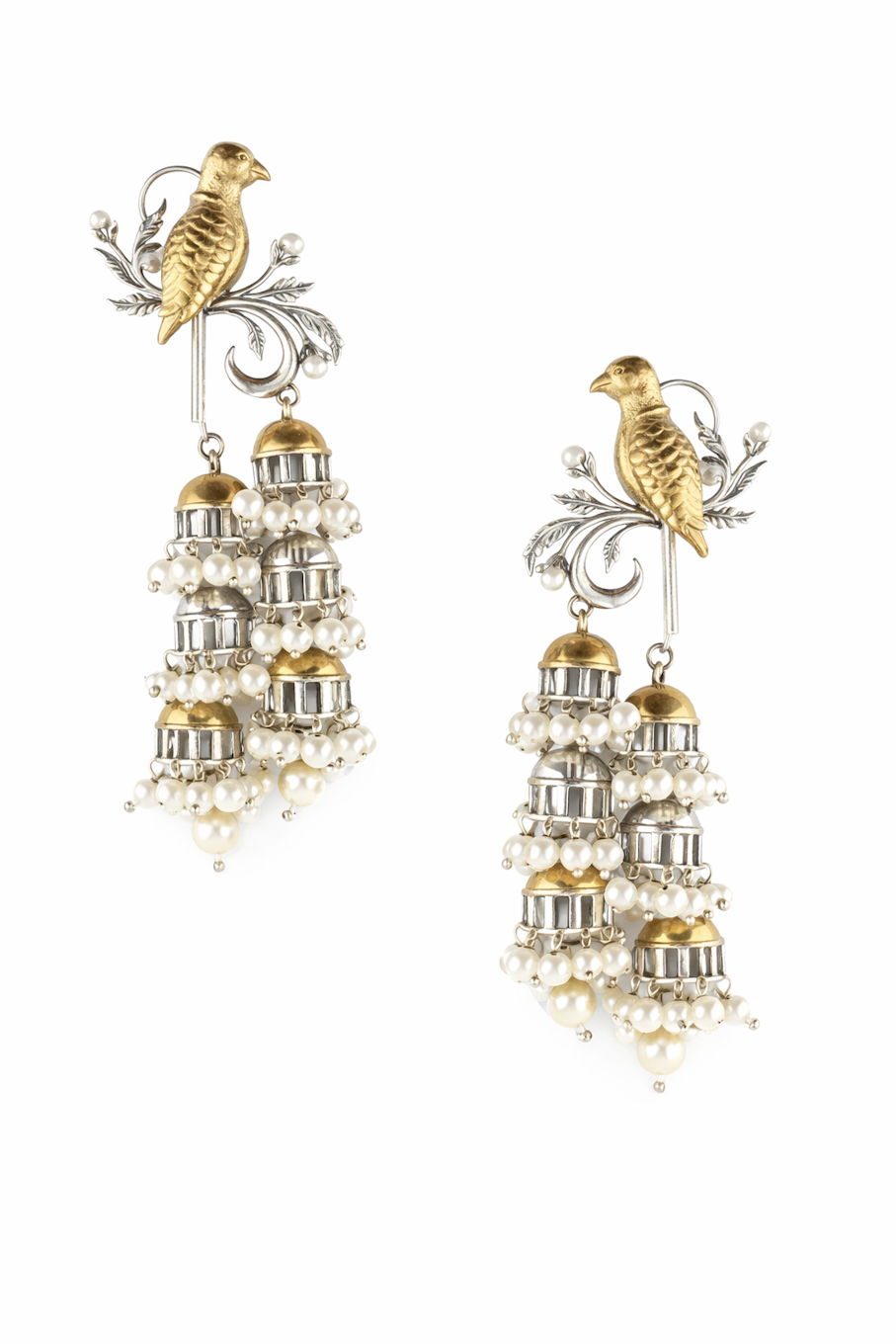 Gray Chloe lightweight fashion earrings for women, stylish dangle earrings with a modern design, perfect for everyday wear.