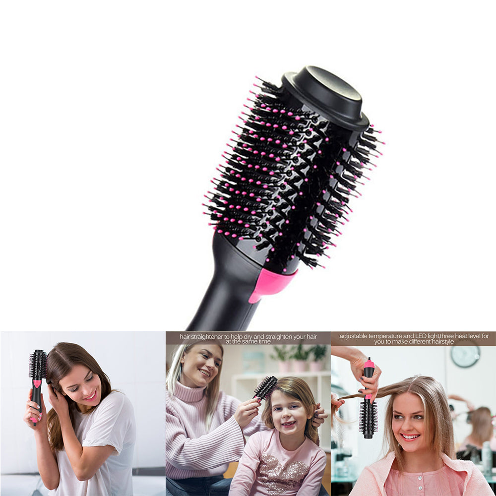 Teal Simba 2-in-1 hot hair brush and hair dryer, multifunctional bath and beauty tool, with a sleek black and teal design.