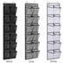 Turquoise Pandion over door shoe organizer with 12 pockets for closet storage, hanging shoe rack for easy organization.