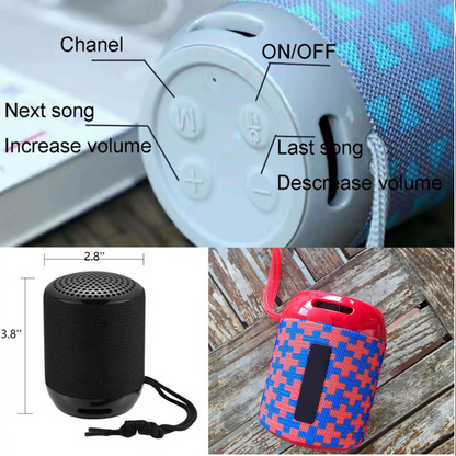 Lilac Milo Mini Gift wireless stereo Bluetooth speaker, compact tech accessory with portable design and built-in speaker grille.