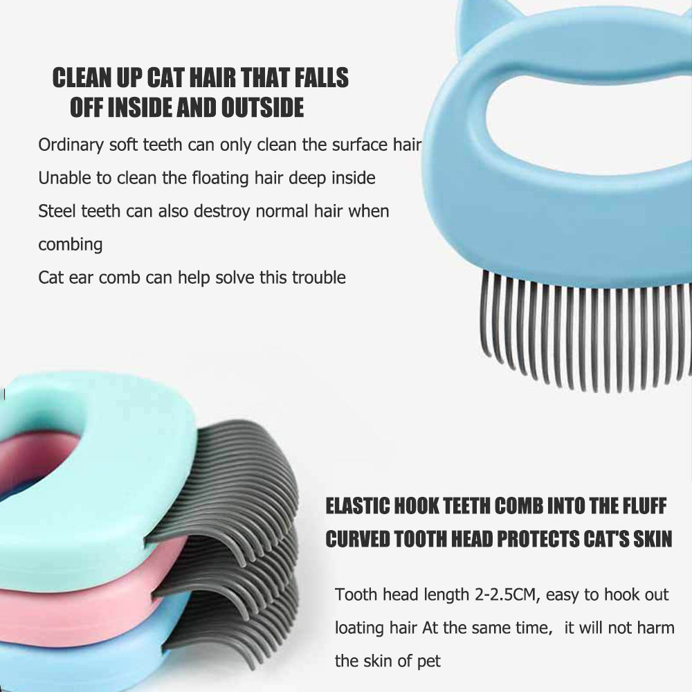 Teal Simba pet grooming massage brush for pets, removing loose hairs and providing gentle massage during grooming.