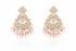 Gray Chloe classic stud earrings for women featuring sleek, silver-tone metal and a simple, elegant design.