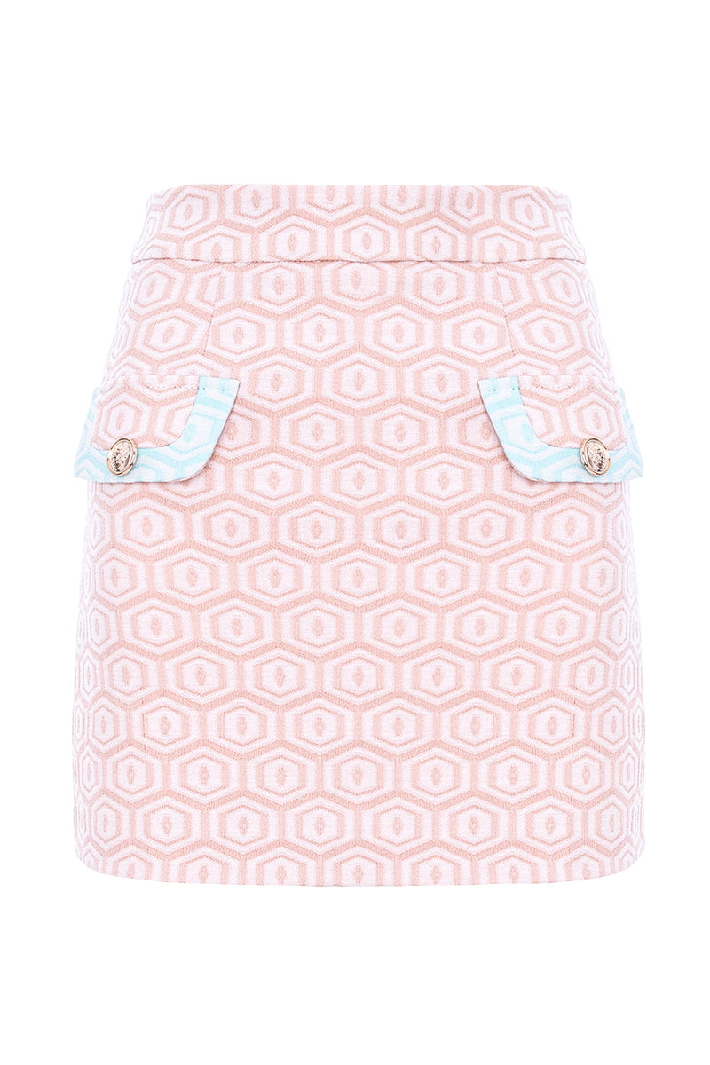 Brown Pontus Barbie skirt featuring a stylish, colorful design perfect for fashion-forward Barbie dolls.